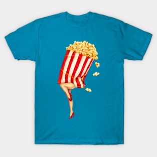 Movie Girls Popcorn Girl T-Shirt